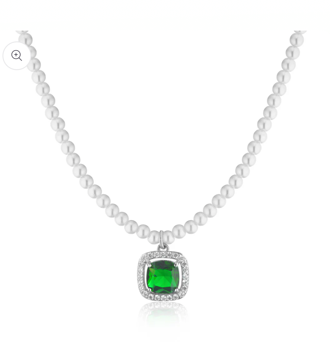Collana di perle con ciondolo