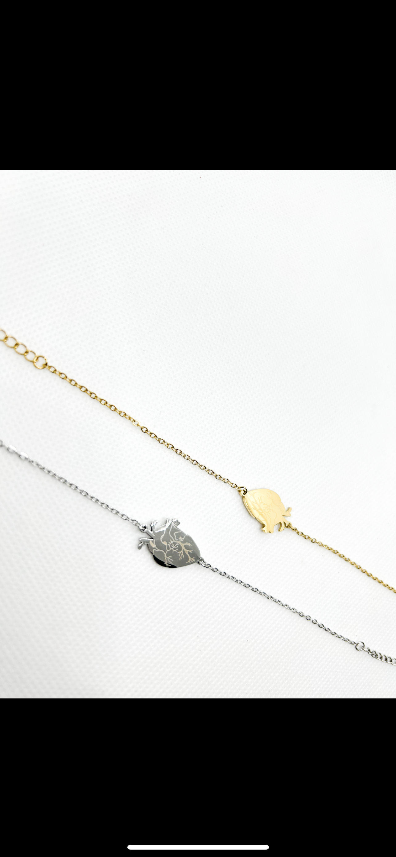 Bracciali cuore anatomico