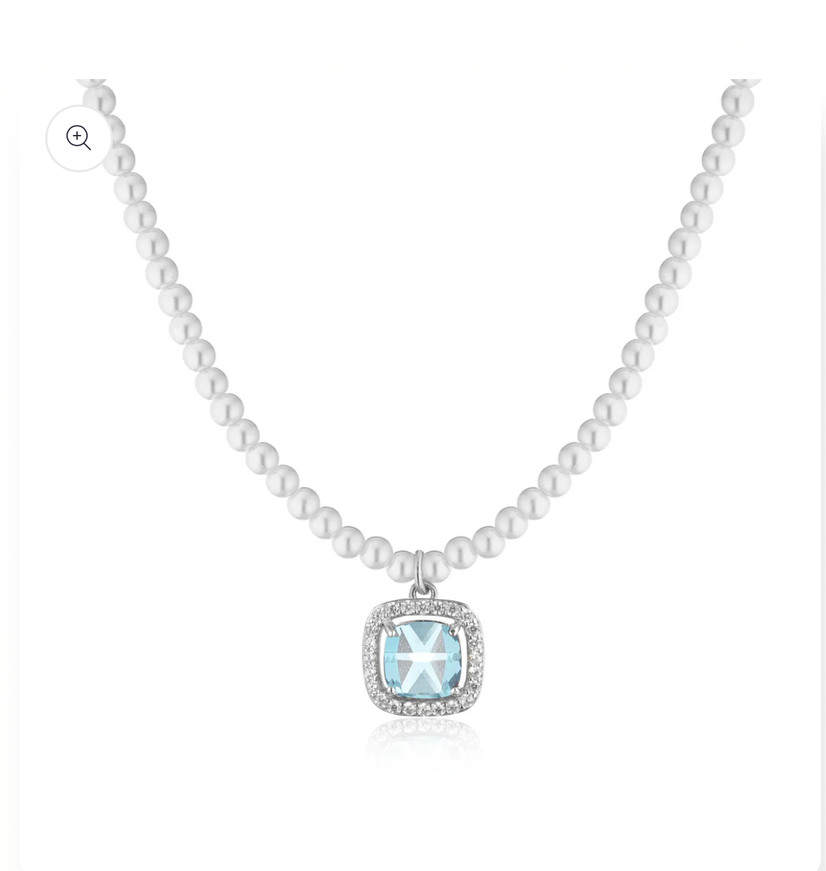 Collana di perle con ciondolo