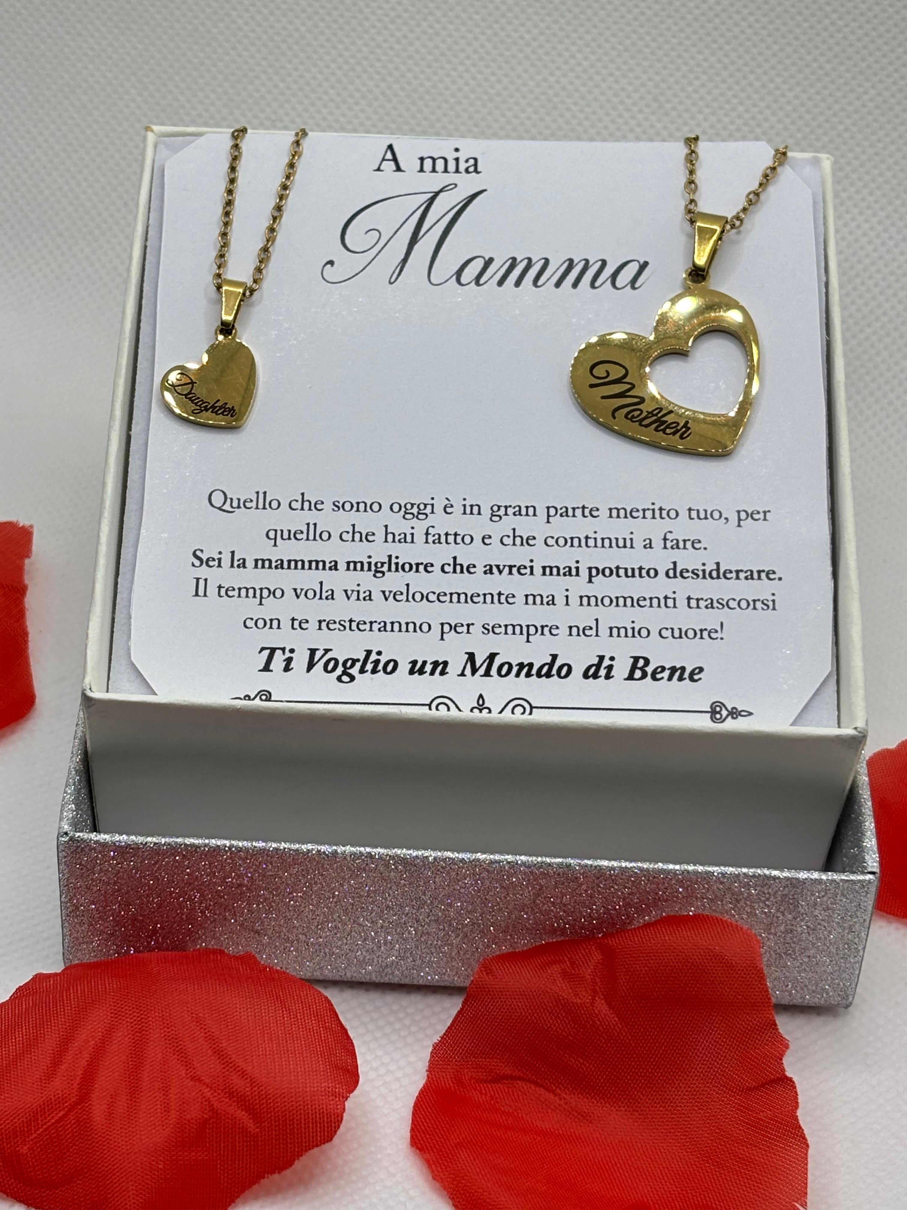 Collana mamma e figlia