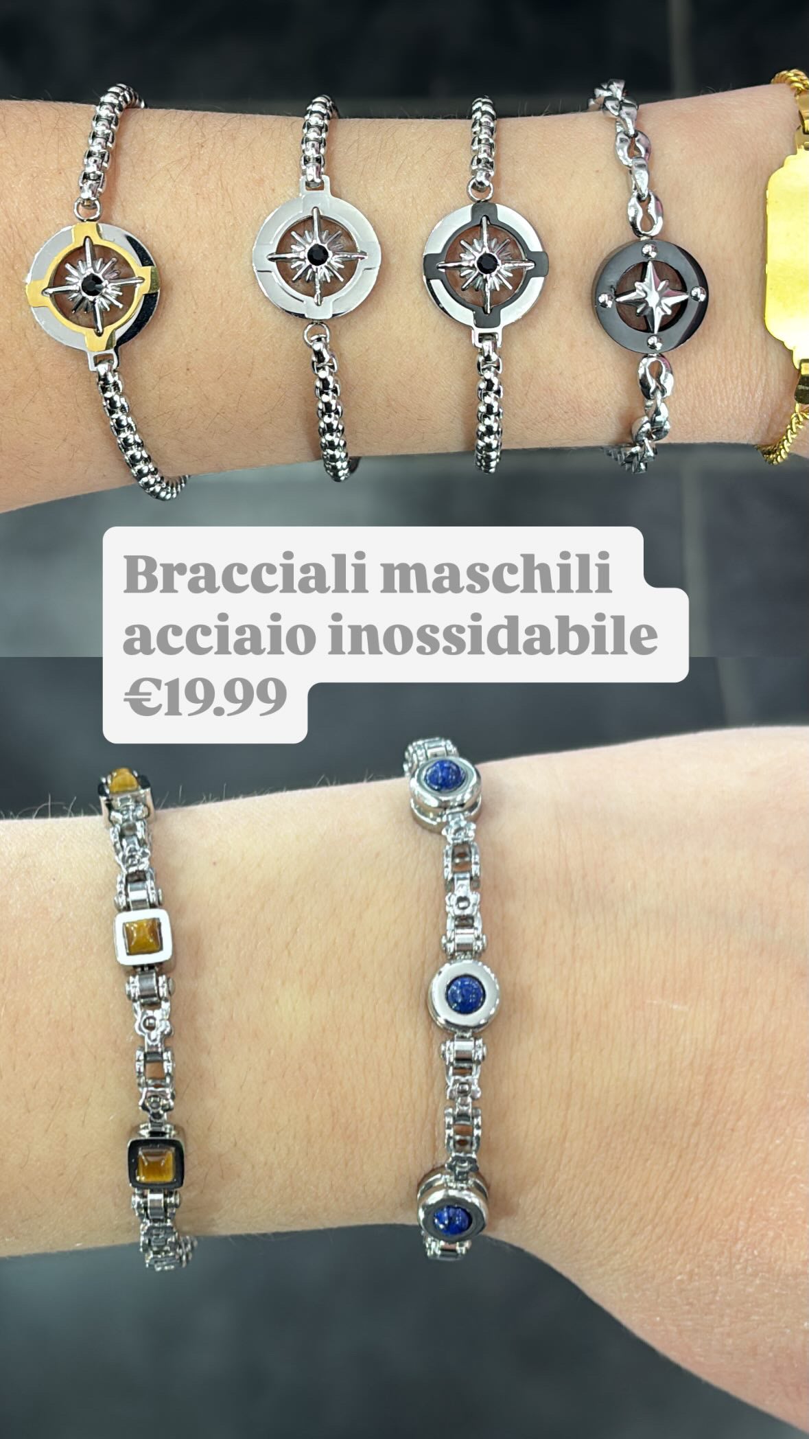 Bracciali uomo