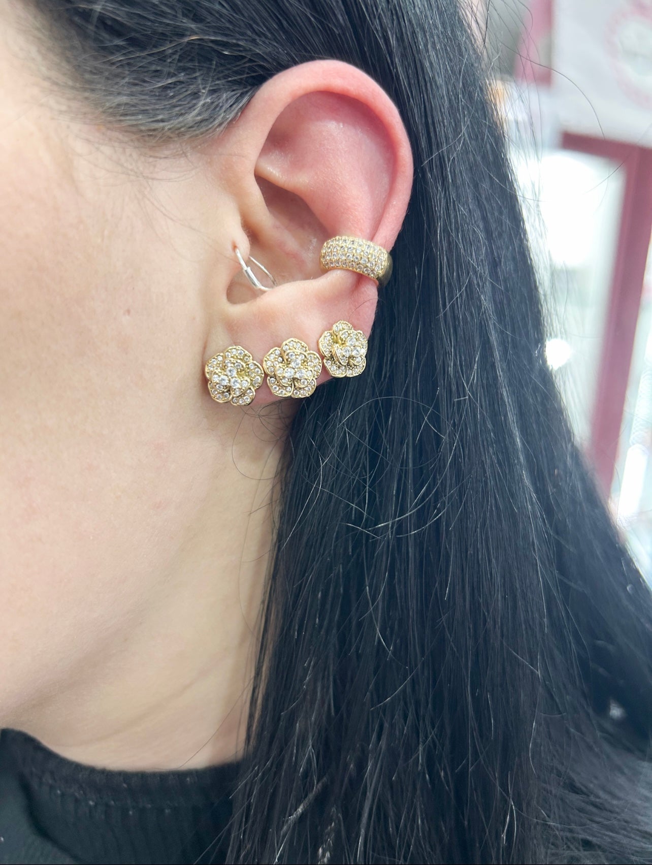 Orecchini rose gold €5 singolo