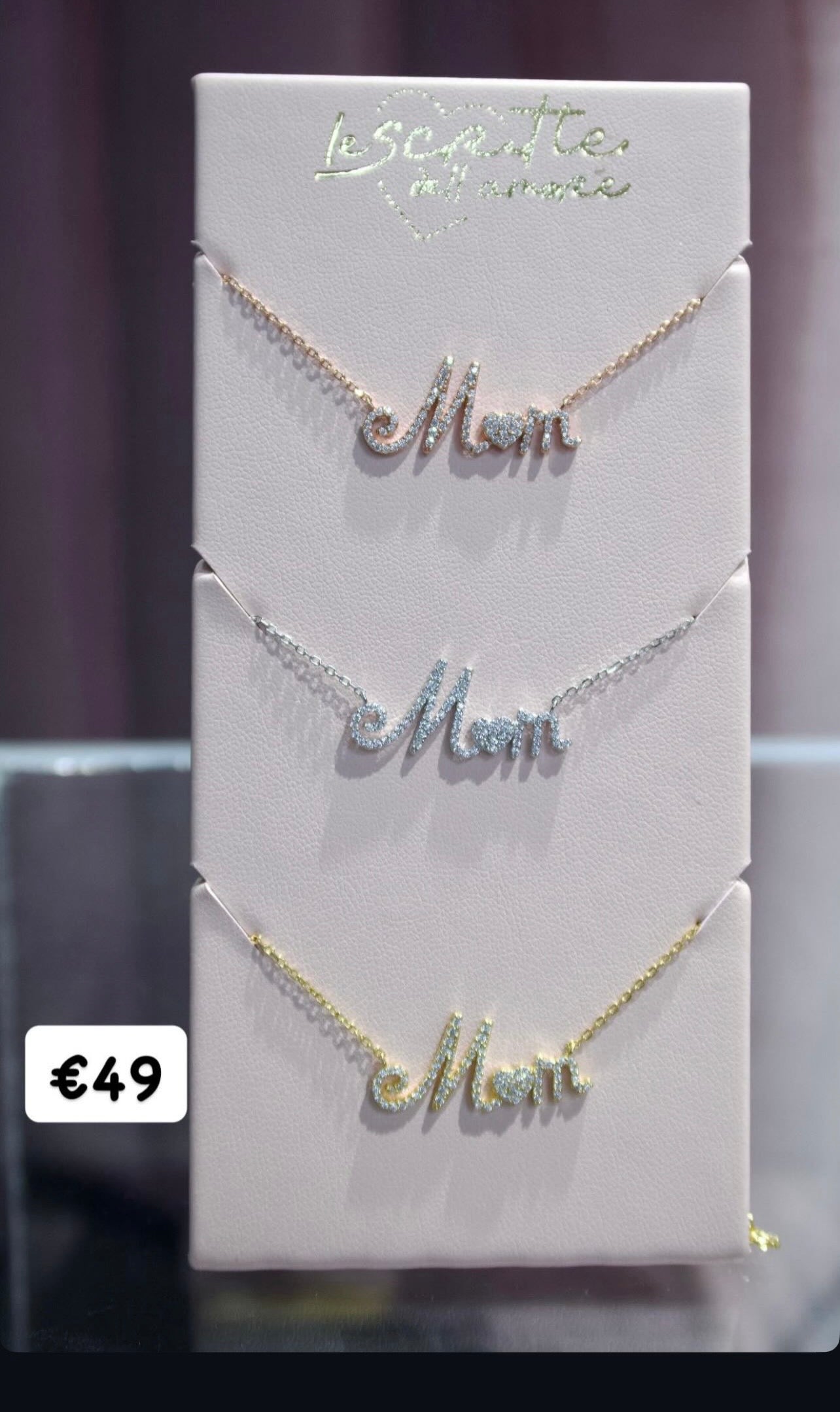 Collana mom argento 925