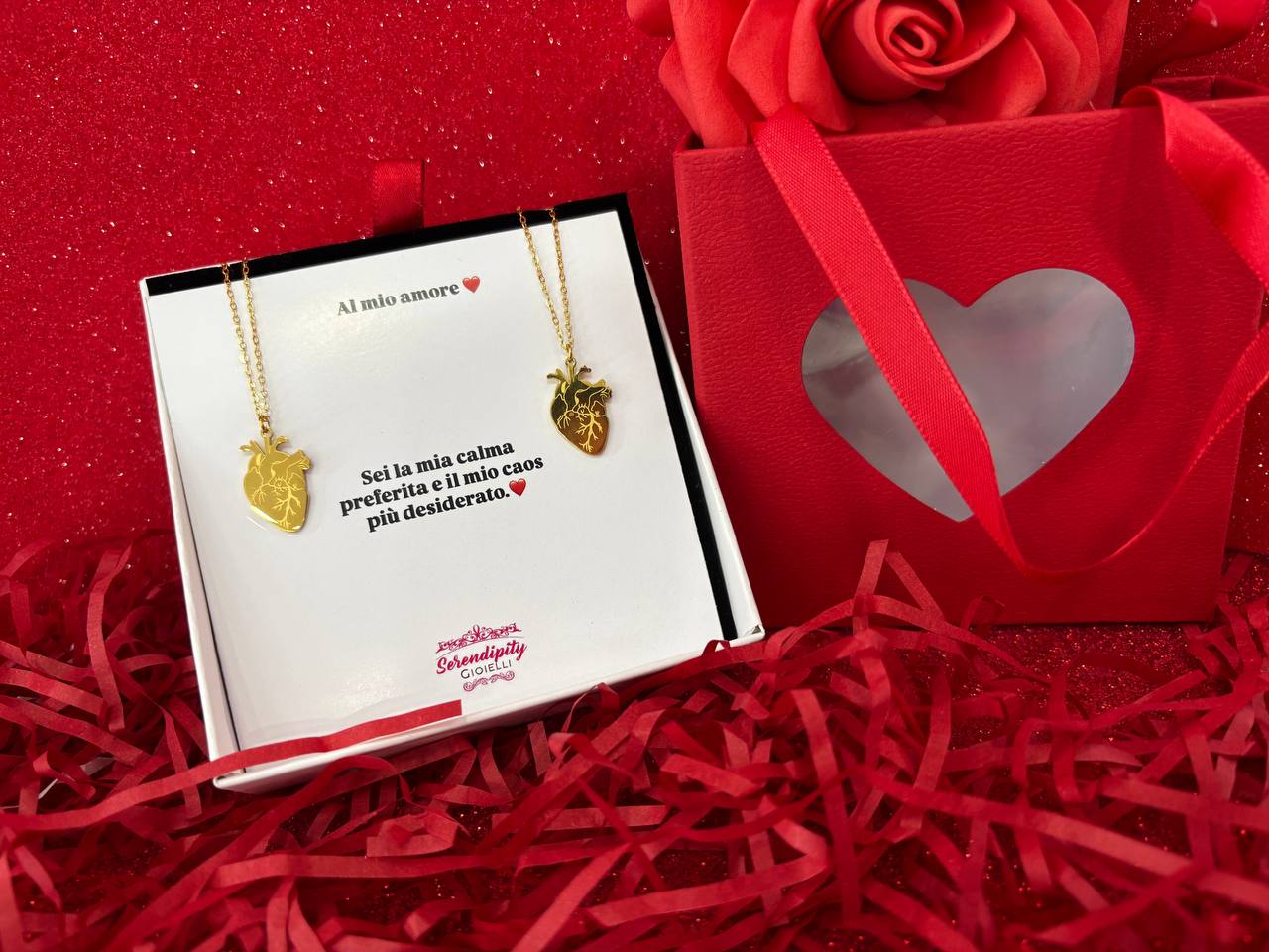 Box collane cuori anatomici