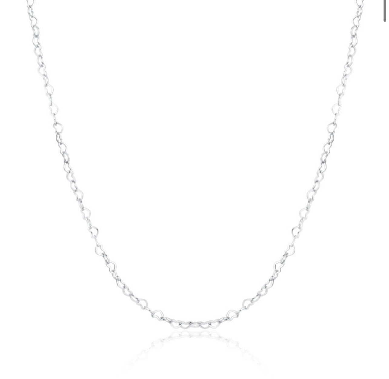 Collana catenina cuori