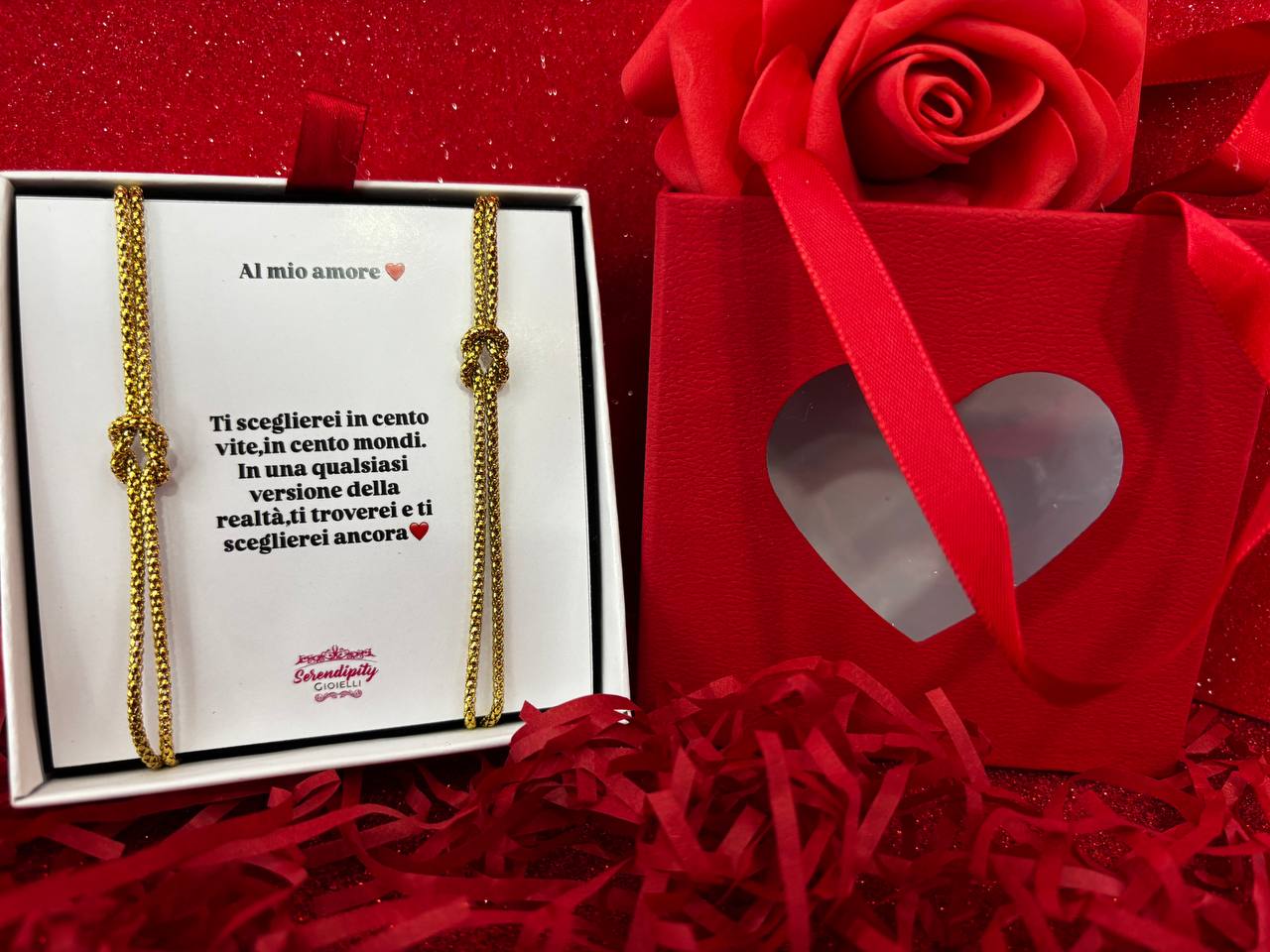 Box bracciali nodo martellati